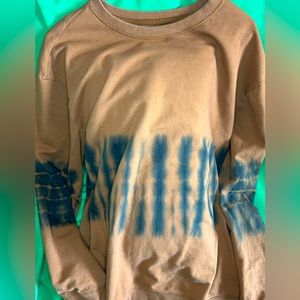 Oversized Grunge Aesthetic Tie Dye Sweatshirt